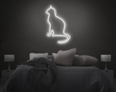 Cat V2 LED Neon Sign - 10inch x 6inchHot Pink