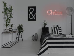 Chérie LED Neon Sign - Pink