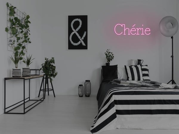 Chérie LED Neon Sign - Pink