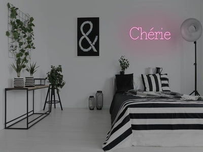 Chérie LED Neon Sign - Pink