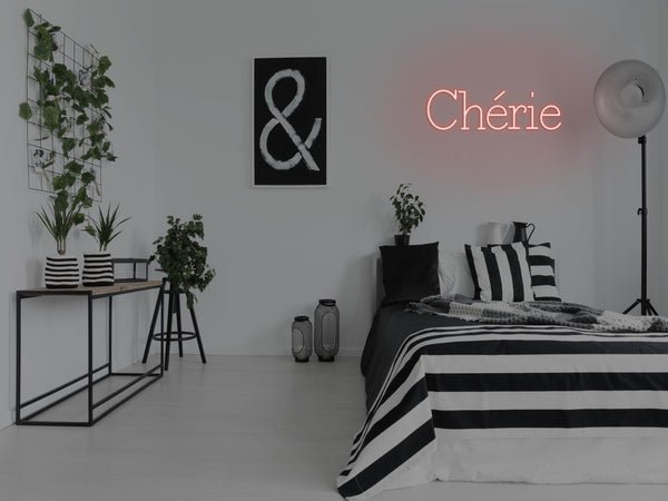 Chérie LED Neon Sign - Red