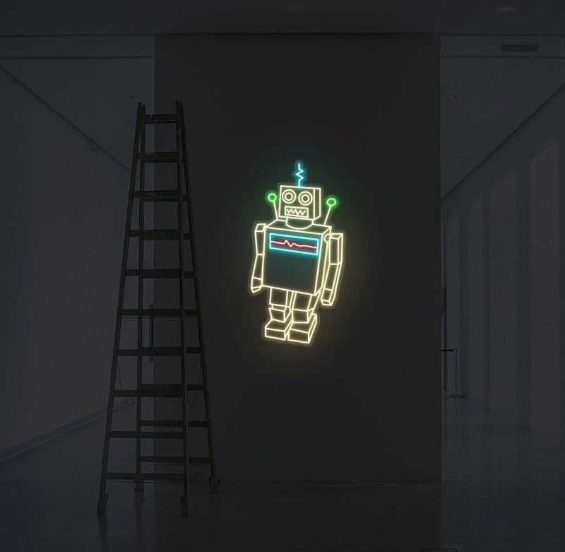 Classic Robot Neon Sign -