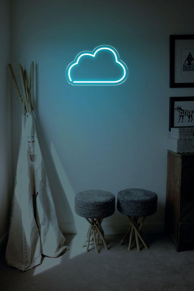 Cloud LED neon sign - 22inch x 14inchDark Blue