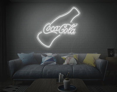 Coca-Cola V2 LED Neon Sign - 30inch x 32inchWhite