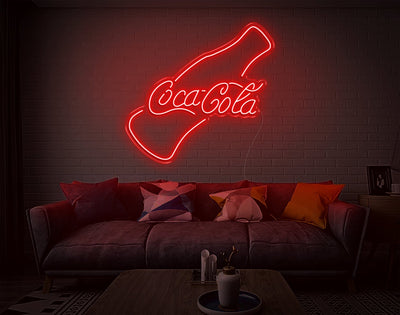 Coca-Cola V2 LED Neon Sign - 30inch x 32inchRed