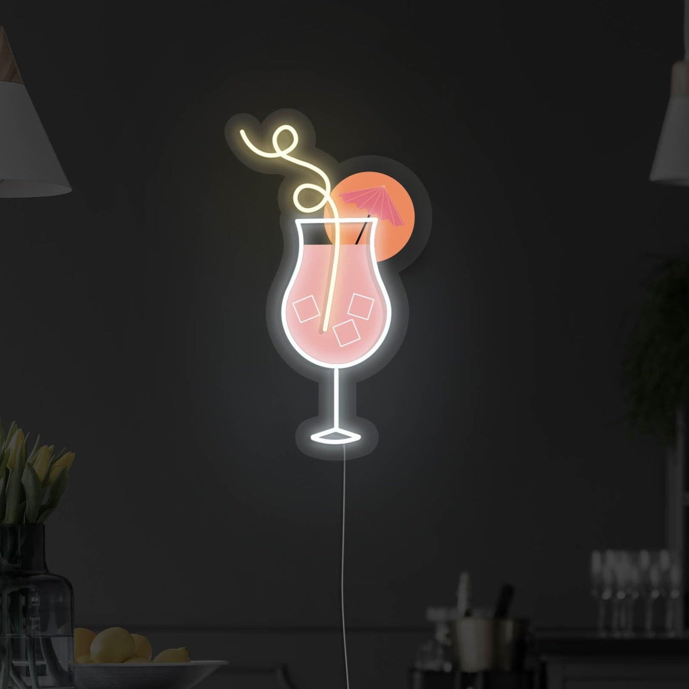 Cocktail LED Neon Sign - Small