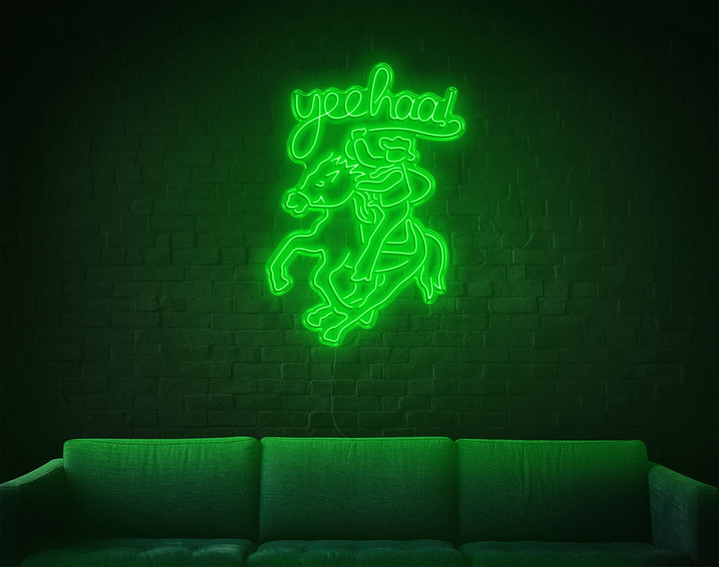 Cowboy LED Neon Sign