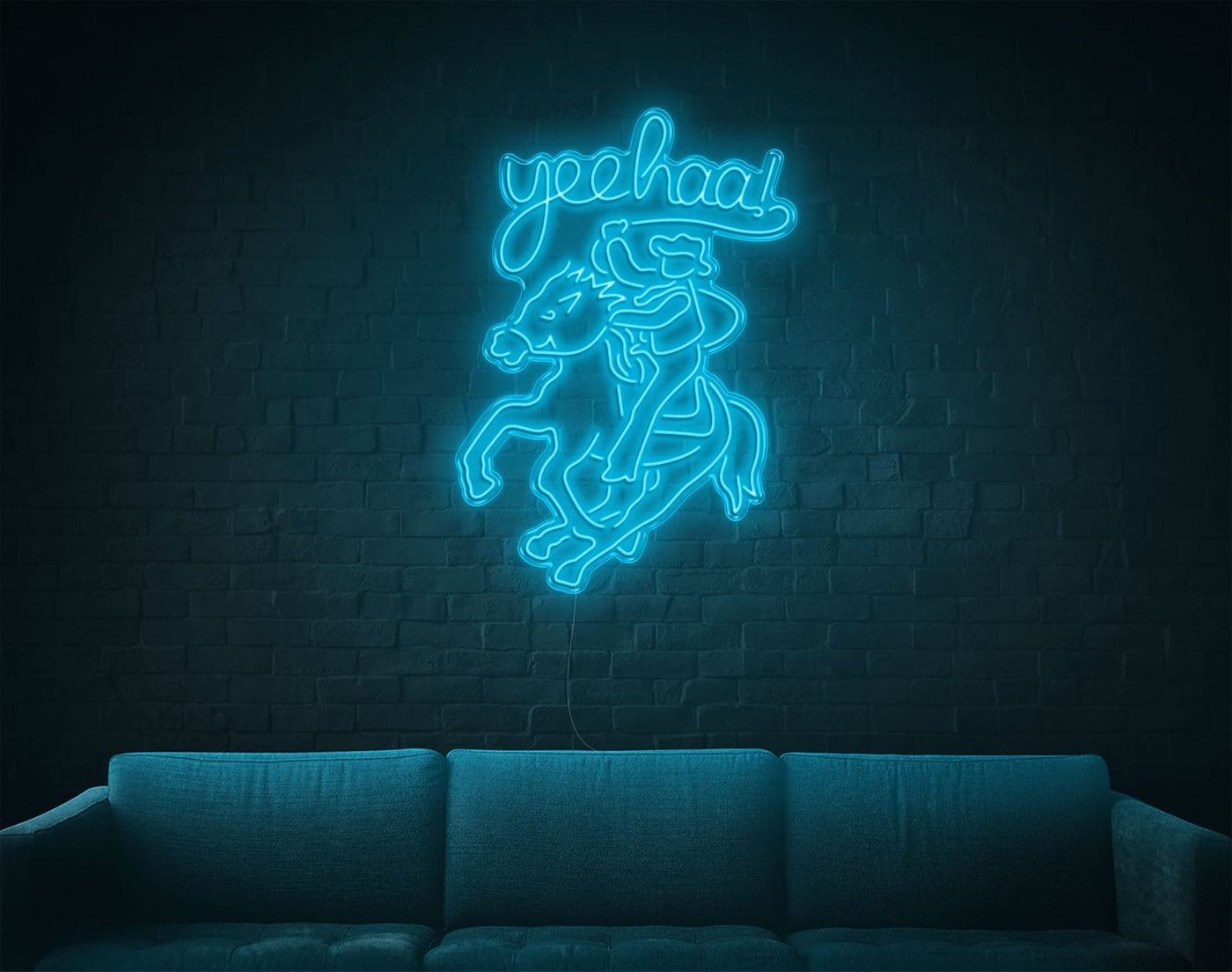 Cowboy LED Neon Sign