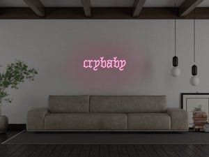Crybaby LED Neon Sign