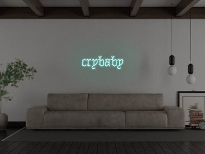 Crybaby LED Neon Sign