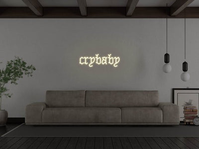 Crybaby LED Neon Sign