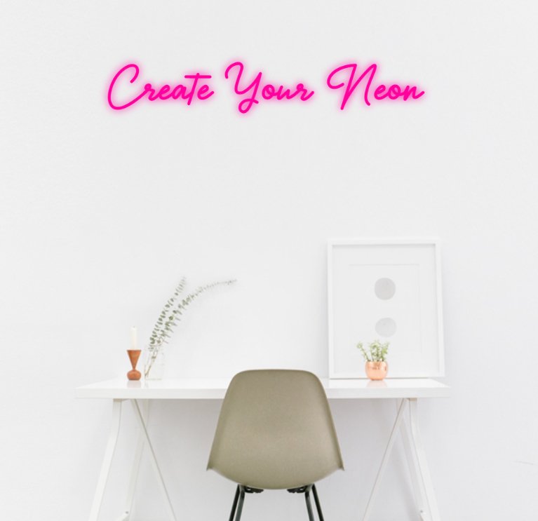 create your own neon sign