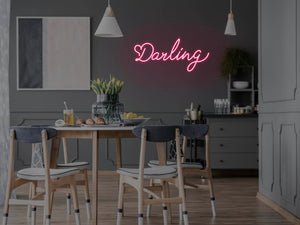 Darling LED Neon Sign