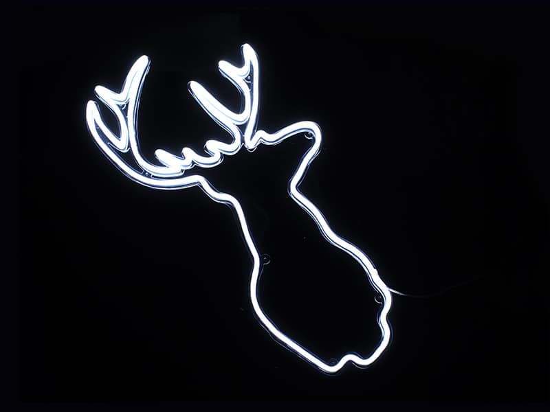deer head neon sign 01