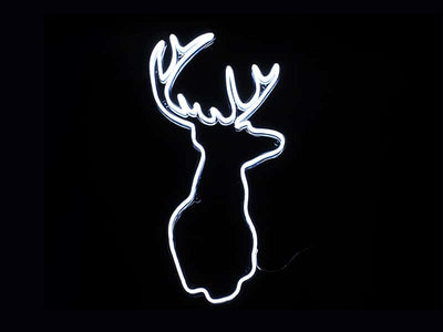 deer head neon sign 02