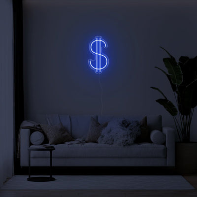 Dollar Sign LED Neon Sign