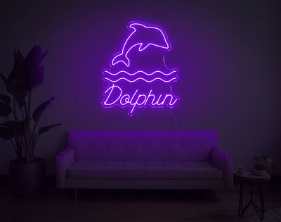 Dolphin LED Neon Sign