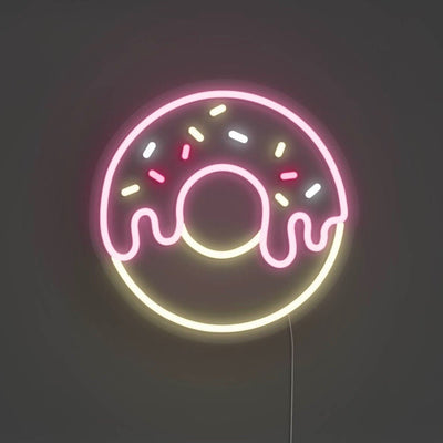 Donut LED Neon Sign - Small