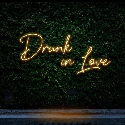 Drunk in Love NEON SIGN - Orange30 inches