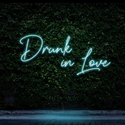 Drunk in Love NEON SIGN - Ice Blue30 inches