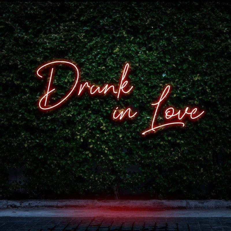 Drunk in Love NEON SIGN - Red30 inches