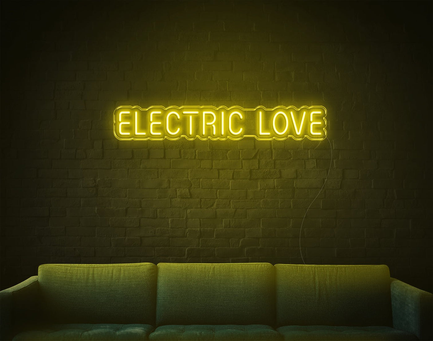 Electric Love LED Neon Sign - 5inch x 31inchHot Pink