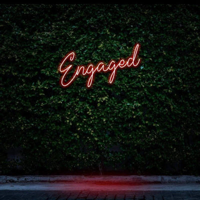 Engaged Neon Sign - Pink20 inches