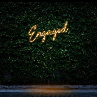 Engaged Neon Sign - Orange20 inches