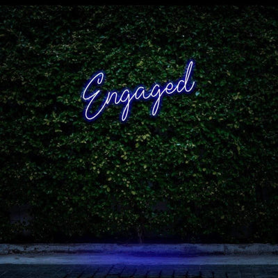 Engaged Neon Sign - Blue20 inches