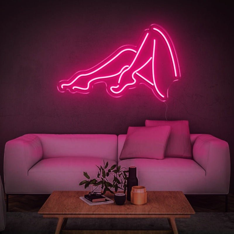 FEMALE LEGS NEON SIGN - Pink30 inches