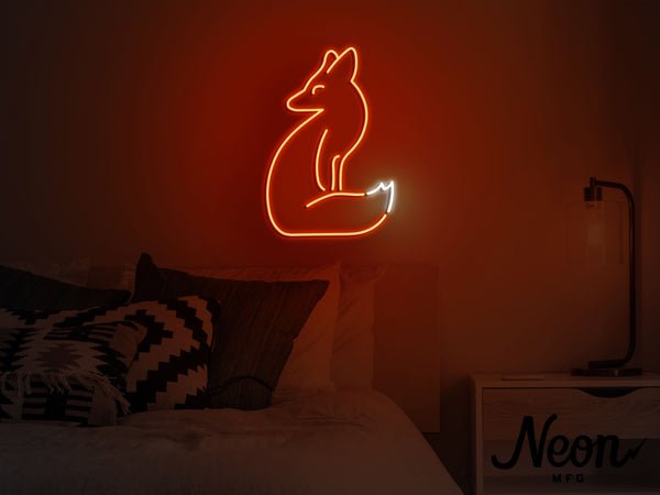Fox LED Neon Sign - Medium