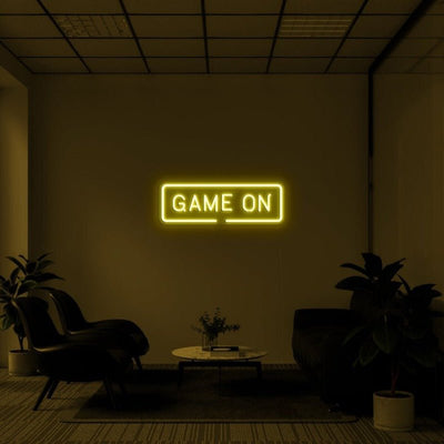 GAME ON Neon Sign - Pink20 inches