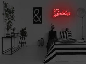 Goddess LED Neon Sign - Pink