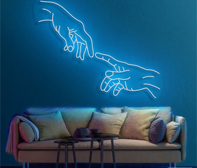 HAND OF GOD Neon Sign - Red20 inches