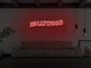 Hollywood Hills LED Neon Sign - Pink