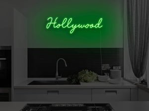 Hollywood LED Neon Sign - Pink