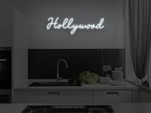 Hollywood LED Neon Sign - Pink