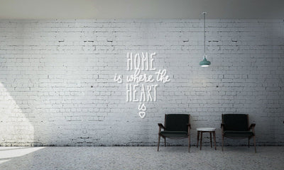 Home is where the heart is (with heart logo) -