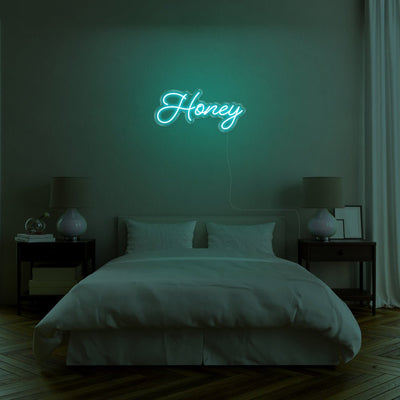 Honey LED Neon Sign - 24inch x 11inchTurquoise