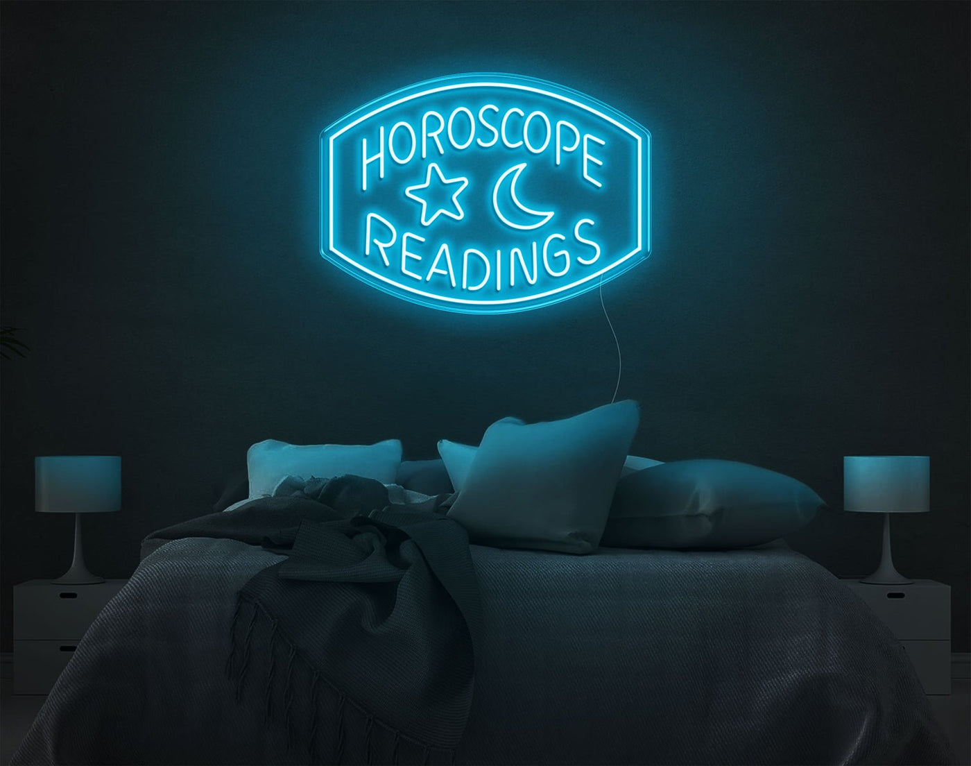 Horoscope Readings LED Neon Sign - 20inch x 28inchHot Pink