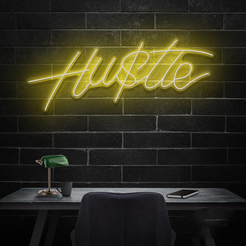 Hustle Neon Sign - Pink20 inches