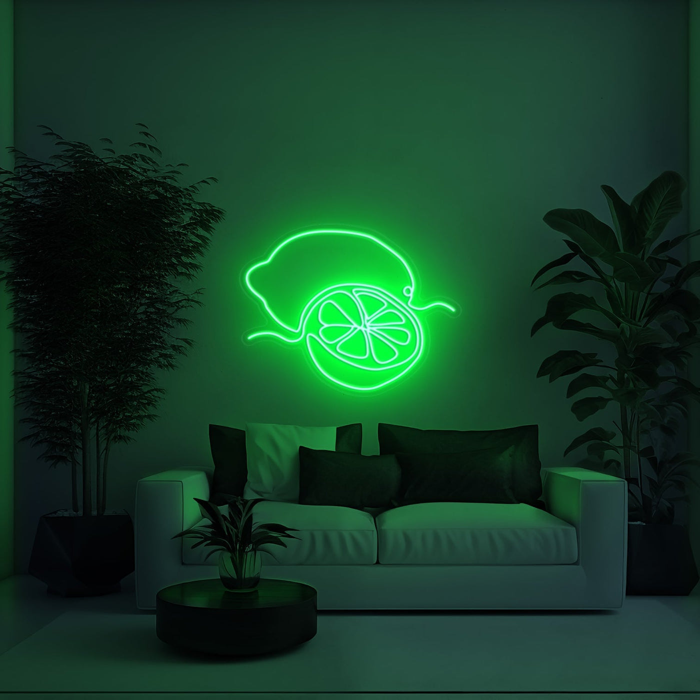 Lemon Aesthetic LED Neon Sign - 30 InchGreen