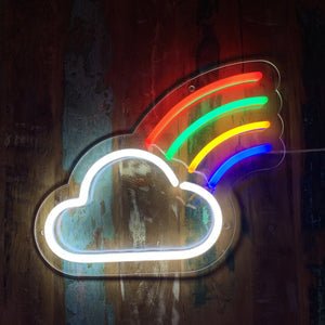Little Cloud And Rainbow LED Neon Sign -