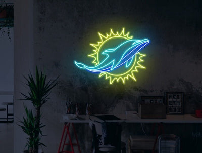 Miami Dolphins Neon Light -