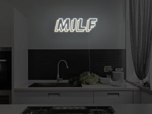MILF LED Neon Sign - Pink