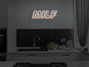 MILF LED Neon Sign - Pink