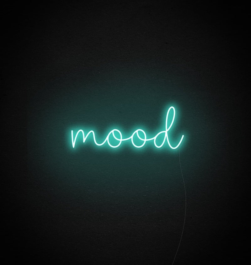 Mood Neon Sign - White