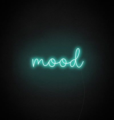 Mood Neon Sign - White