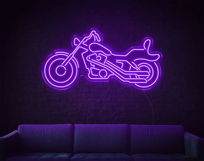 Motor LED Neon Sign - 19inch x 37inchHot Pink