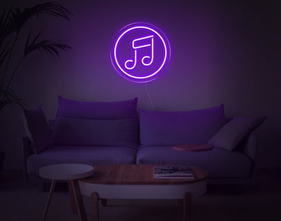 Music V3 LED Neon Sign - 11inch x 11inchPurple